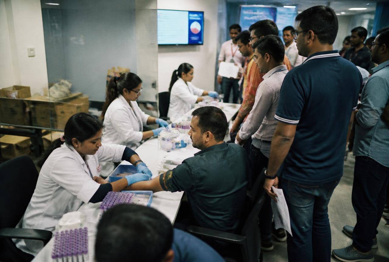 On-Site Corporate Health Camps in Gurugram: What HR Teams Should Plan